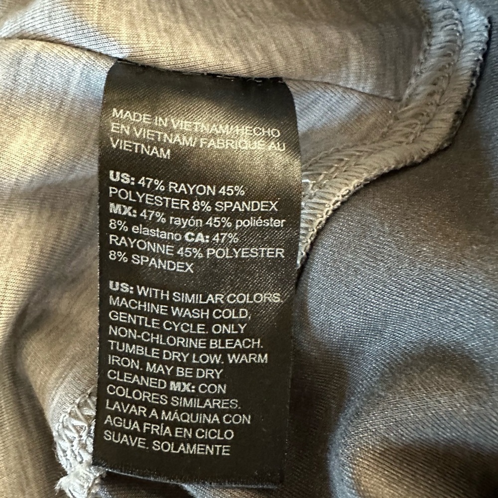 WHITE HOUSE BLACK MARKET gray WKND legging, EUC! - Picture 5 of 5